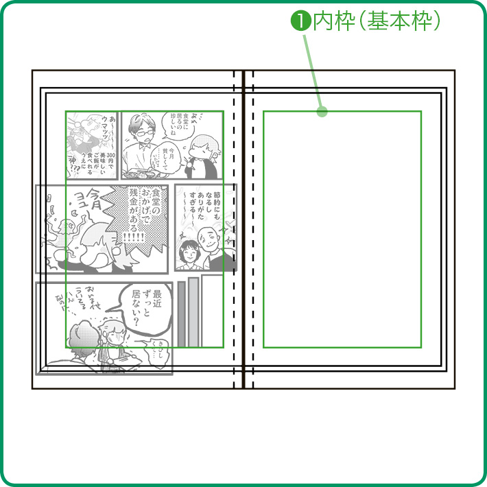 データマンガの基本仕様 原稿サイズ データ漫画作成ガイドライン 株式会社二葉企画